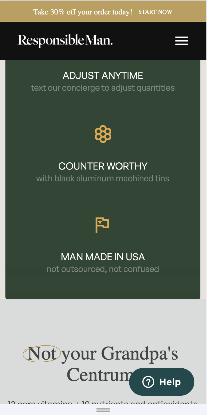 Emerson above the fold